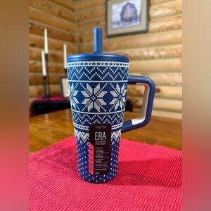 ALPINE KNIT Brumate Christmas 20oz ERA Straw Tumbler • 100% LEAKPROOF